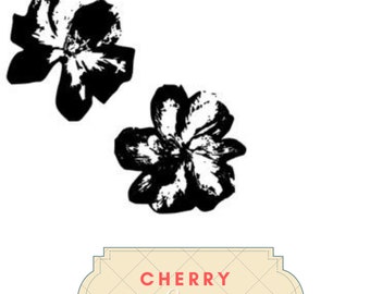 Kwiat wiśni SVG artykuły gospodarstwa domowego, cięcie, kolor