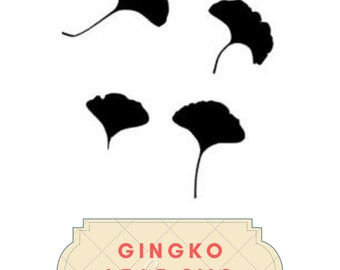 Ginko Leaf SVG, artykuły gospodarstwa domowego, druk i cięcie, kubek