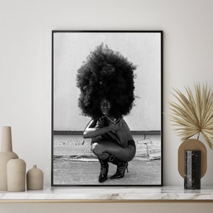 Black and White Wall Art , Fashion Photography , Portrait Framed Print , Female Model photography , Woman Living Room Decor  , Large Size