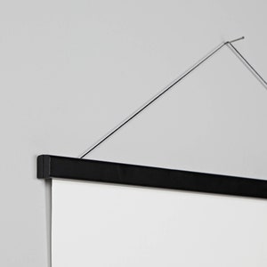 PRINT & POSTER HANGER - Magnético de madeira para emoldurar fotos de arte de parede - Decoração de parede para pendurar - Cabide de pôster de madeira