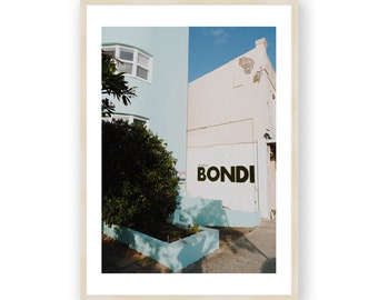 Art Deco Building Print , Architecture Framed Wall Art , Bondi Beach Print , Home Decor , Sydney Australia , 12x16 18x24 24x32