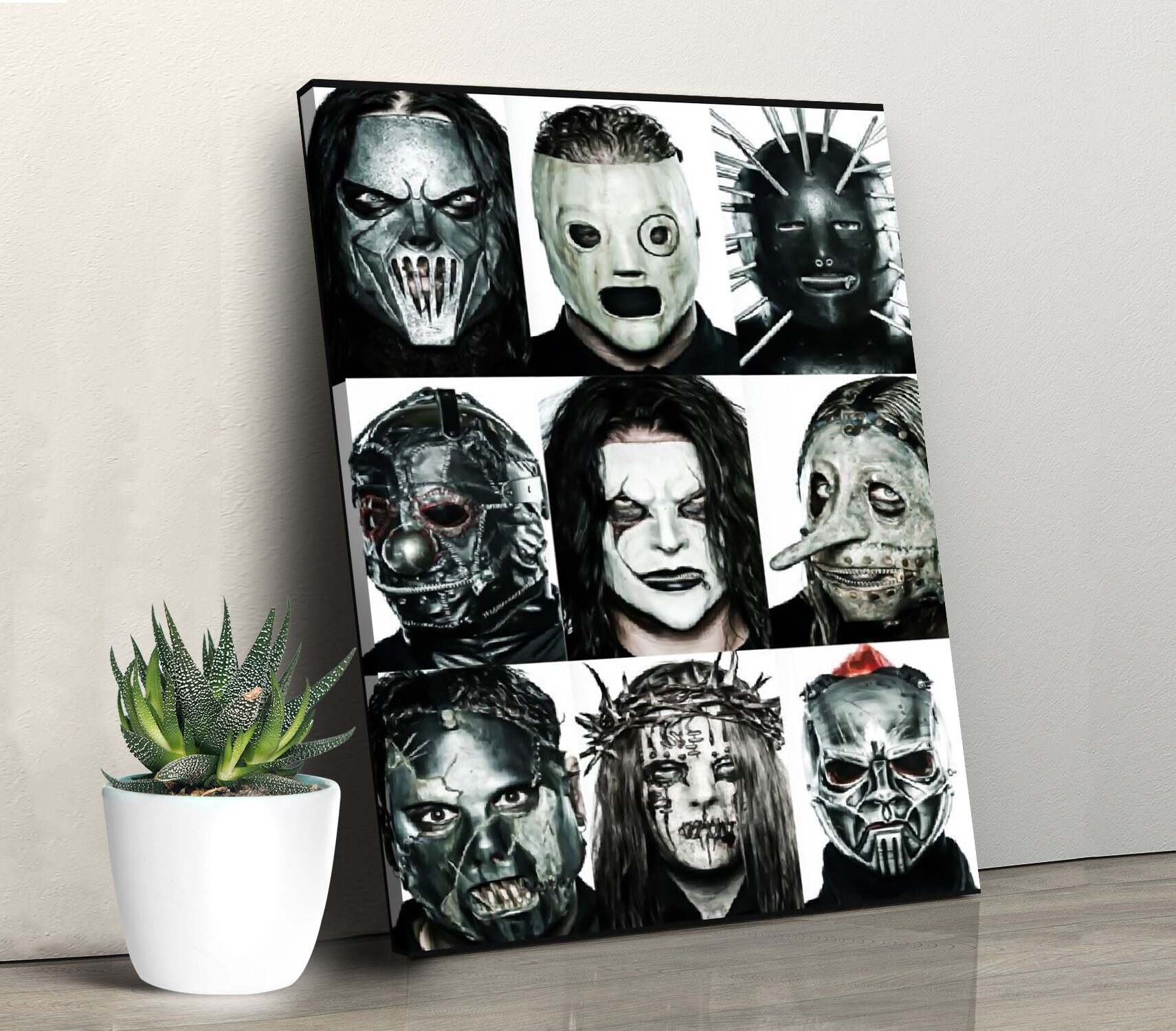 Creepy Art Print // Canvas Print Home Decor Wall Art Poster