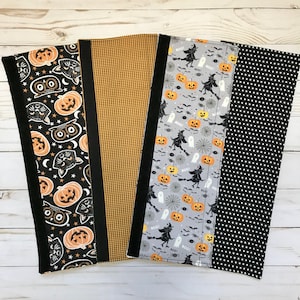 Reversible Handle Covers for Appliances and Other Handle Applications - Refrigerator and Oven - Holiday Kitchen Decor - Halloween Witches