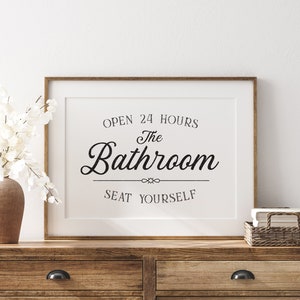 Bathroom Vintage Farmhouse Bathroom Bathroom Printable Vintage Bathroom Decor Apothecary Print Printable Art Bathroom Shelve