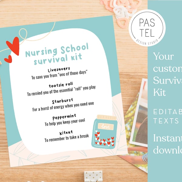 Nursing Survival Kit Etsy