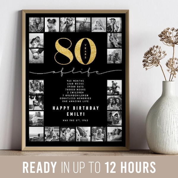 80th Years Old Birthday Gifts - Gifts For Elderly In Their 80s, Gift Ideas For 80 Year Old Man Woman, 80th Birthday Socks For Men Women - Foto 8