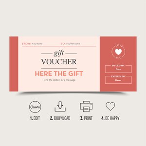 Buy Love Gift Coupon Anniversary Gift Voucher Gift Coupon Template ...