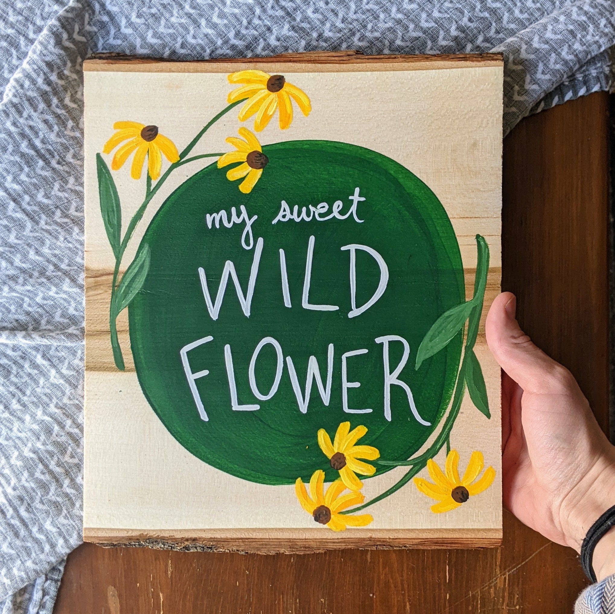 Cottagecore Wild Flower Nursery Wall Art My Sweet Wildflower Etsy