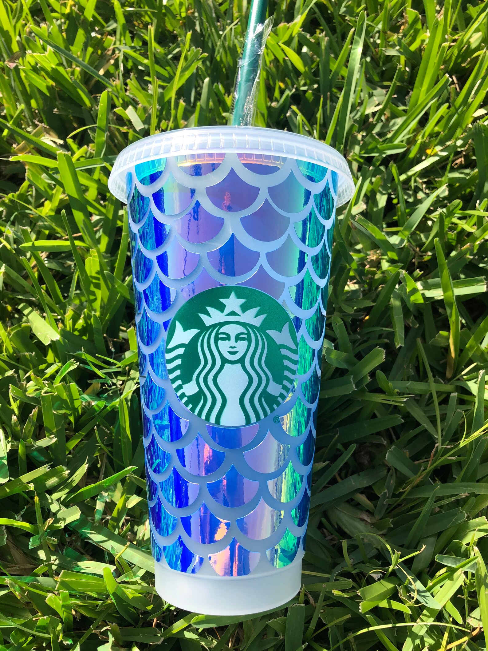 Mermaid Starbucks Reuseable Cup/mermaid Cup/starbucks Etsy