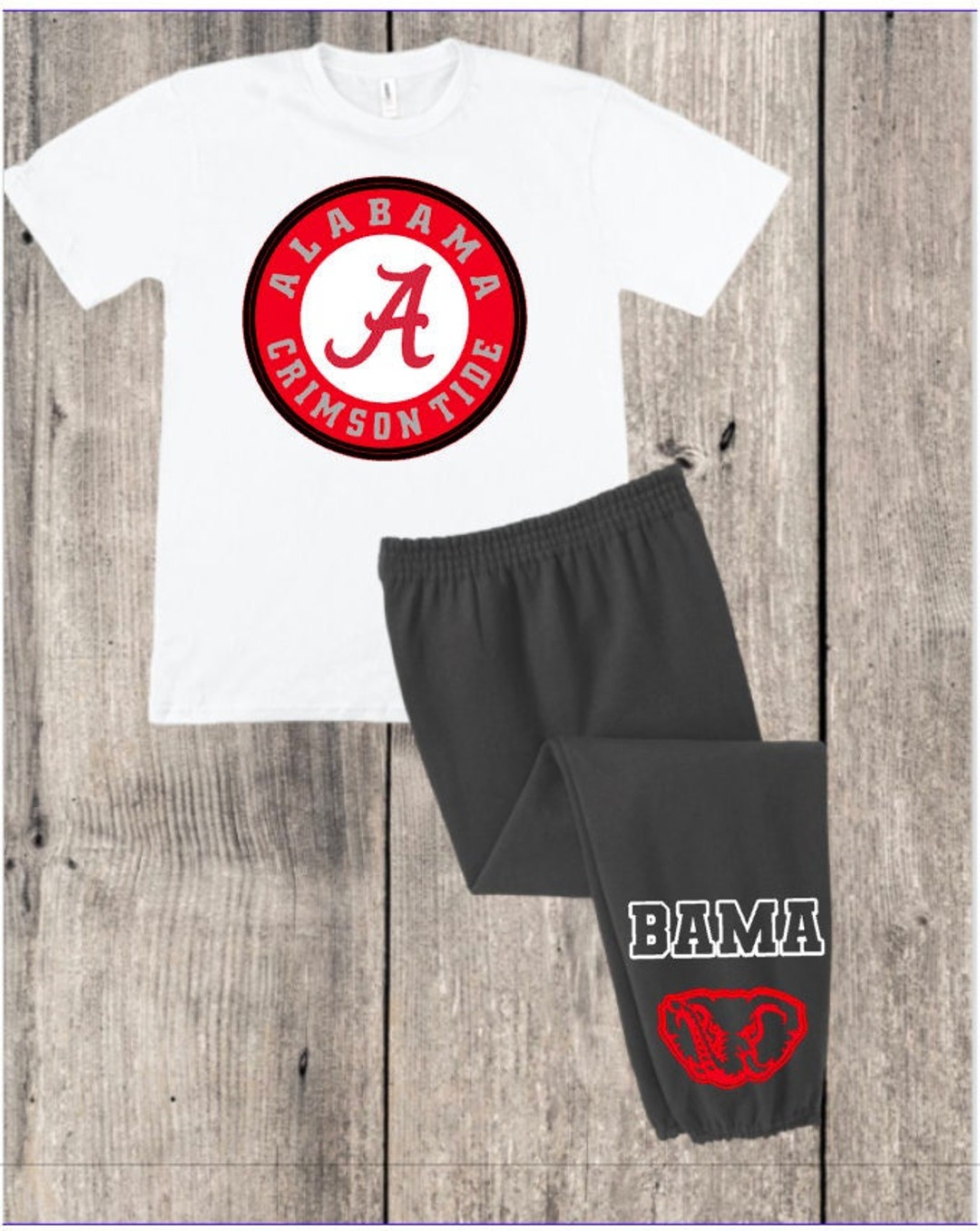 Shirt and Sweatpants Set Pick Mascot and Design Puff Vinyl Etsy