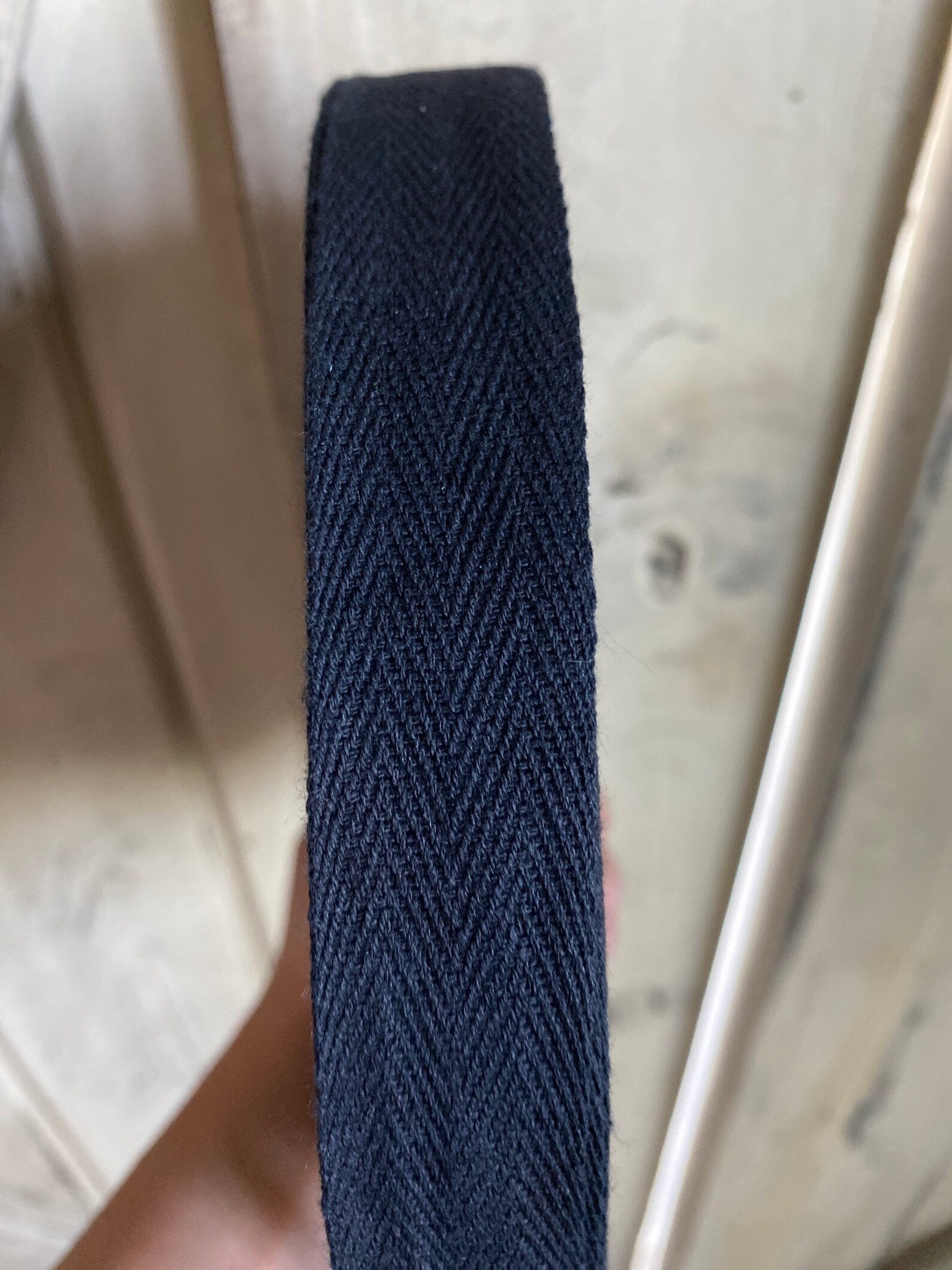 Black Cotton Twill Tape/Ribbon 1 inch 50 yards Etsy