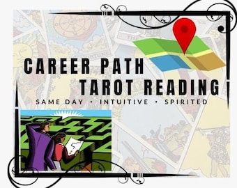 Career Path Tarot Reading, Same Day Response, Intuitive Psychic With 20+ years Tarot and Business Management Experience