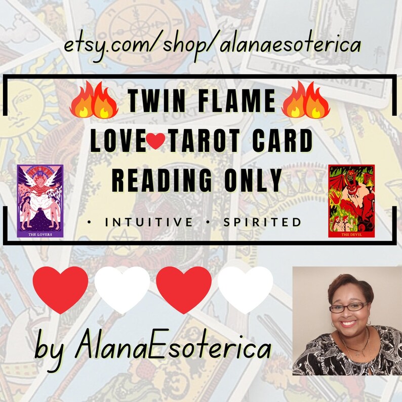 Twin Flame Love and Romance Tarot Reading & Spell Service, Same Day ...