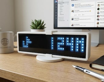 Lezyi Live Follower Counter for Facebook/TikTok/YouTube/Twitch Full Colour Display Social Platform Social Media Counter