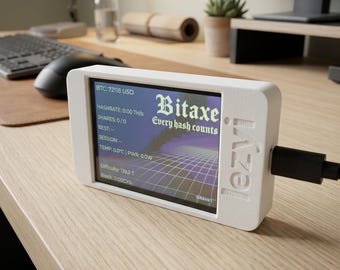 Lezyi Big Monitor for Bitaxe Gamma Crypto Miner/Stand for Bitaxe/2.8" Bitcoin Miner/PCB/Acrylic Case for 2.8" Miner