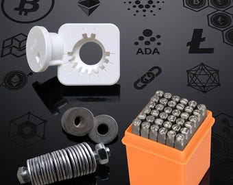 Kit de sellos de frase semilla de Bitcoin: Kit de recuperación de billetera criptográfica DIY