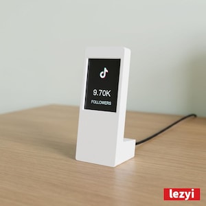 Live Follower Counter for Social Platform Full Colour Display