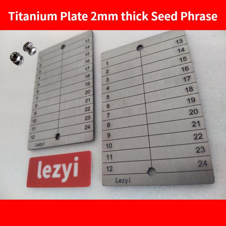 Crypto titanium - Etsy Nederland