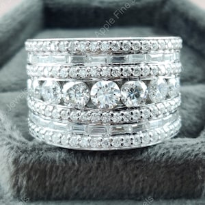 Art Deco Vintage Wedding Bands Women, Wide Band Ring, Wide Wedding Band, Antique Rings For Women, Unique Band, Promise Ring For Her