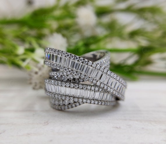 Moissanite on sale cocktail rings
