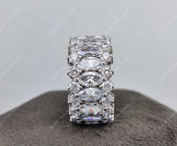 Thick diamond eternity bands discount