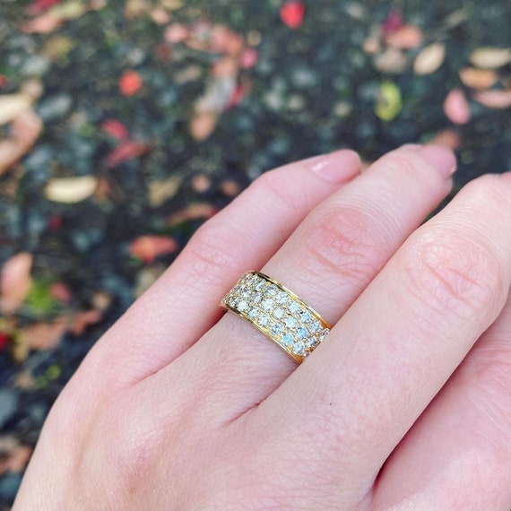 Wide Band Rings for Women, Micro Pave CZ Diamond Ring, Moissanite Wedding Band, Moissanite Full Eternity Band, Unique Anniversary Gift - Etsy Wide Band Rings for Women, Micro Pave CZ Diamond Ring, Moissanite Wedding Band, Moissanite Full Eternity Band, Unique Anniversary Gift - Etsy