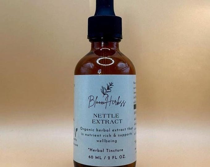 Organic Nettle Extract (2oz.)| Nutrient Dense| Mineral Rich| Herbal Tincture