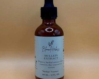 Organic Mullein Extract (2oz.)| Congestion Support| Lung Support| Immunity