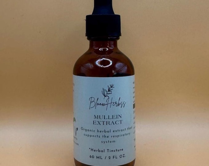 Organic Mullein Extract (2oz.)| Congestion Support| Lung Support| Immunity