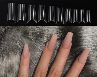 Clear Nails Etsy