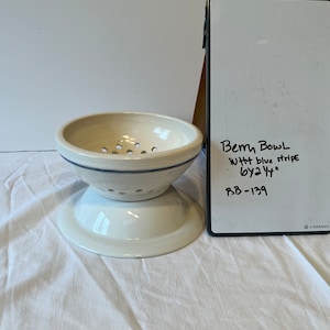 Handmade Ceramic Berry Colander