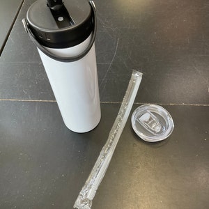 Sublimation Blank Tumbler, Adult Tumbler, Adult Water Bottle, Dual Lid Tumbler, Water Bottle, 20oz Adult Water Bottle, Birthday Gift