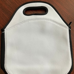Sublimation Blank Lunch Tote, Sublimation Lunch Tote, Food Tote Bag Neoprene Bag, Blank Tote, Sublimation Bag, Birthday Gift
