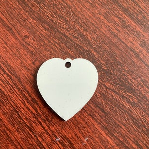 Sublimation Keychain, 5 Blank Heart Keychains, Heart Keychain, Blank Keychains, Mothers Day Gift