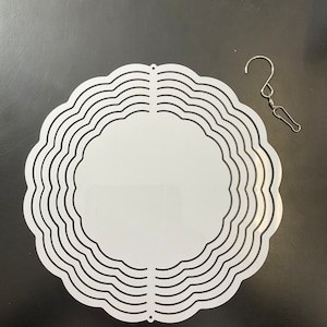 Sublimation Blank Wind Spinner, 10&quot; Round Spinner, Garden Decoration, Housewarming Gift