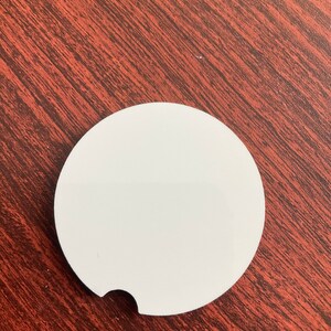 Sublimation Blank Car Coaster, 2 Car Coaster, Blank Car Coaster, Wood MDF, Birthday Gift bild 3