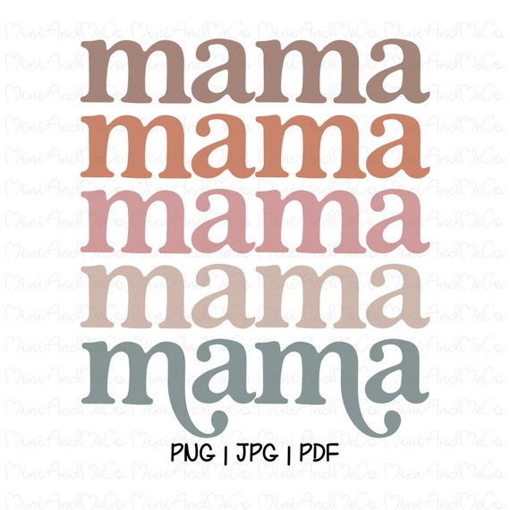 Mom Sublimation Designs Downloads Boho Wall Decor Mama Boho - Etsy