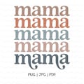 Mom Sublimation Designs Downloads, Mama Stacked, Boho Wall Decor, Mama Boho, Mom sublimation designs, PNG Design, Sublimation png, Clipart