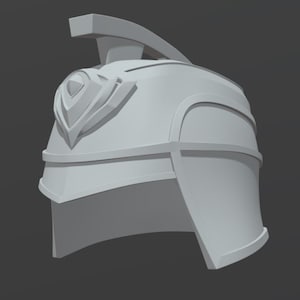 Arcane League of Legends Enforcer Helmet for 3Dprinting