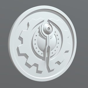 Arcane League of Legends Enforcer Badge for 3D printing
