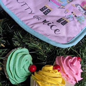Mini Cupcake Christmas Ornaments