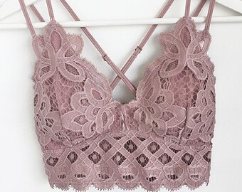 blush bralette top