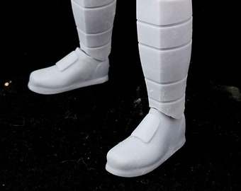 1/6 Scale Clone Commander Wolffe/Wolfpack Desert Boots Blank for Custom Figure Fits Sideshow Star Wars Figures