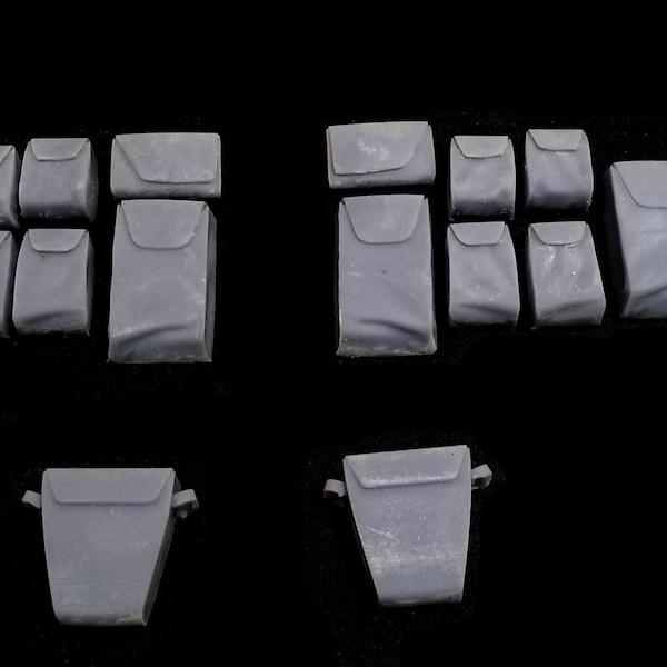 1/6 Scale Kashyyyk Clone Scout Trooper Pouch Set Set for Custom Figure Fits Sideshow Star Wars Figures