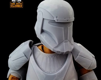 1/6 Scale Clone Republic Commando Armor Kit Blank for Custom Figure