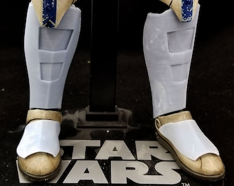 1/6 Scale Clone ARC Trooper Leg Armor Blank for Custom Figure Fits Sideshow Star Wars Figures
