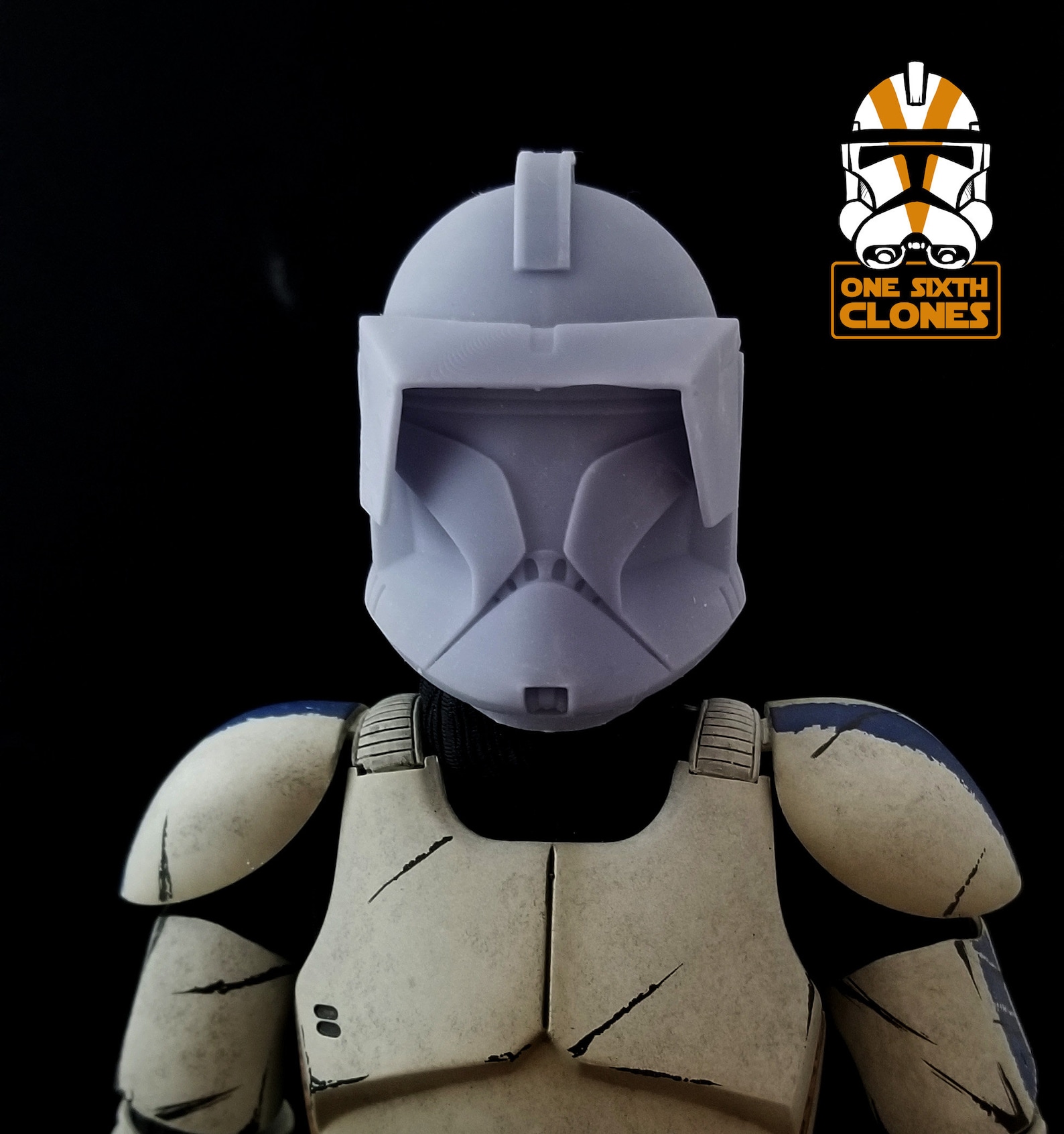 1/6 Scale Phase 1 Clone Trooper Helmet With Visor Blank for | Etsy