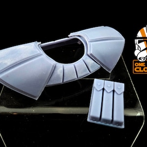 1/6 Scale Clone ARC Trooper Pauldron Blank for Custom Figure Fits Sideshow Star Wars Figures
