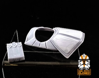 1/6 Scale Clone Trooper Rex/Commander Pauldron Blank for Custom Figure Fits Sideshow Star Wars Figures