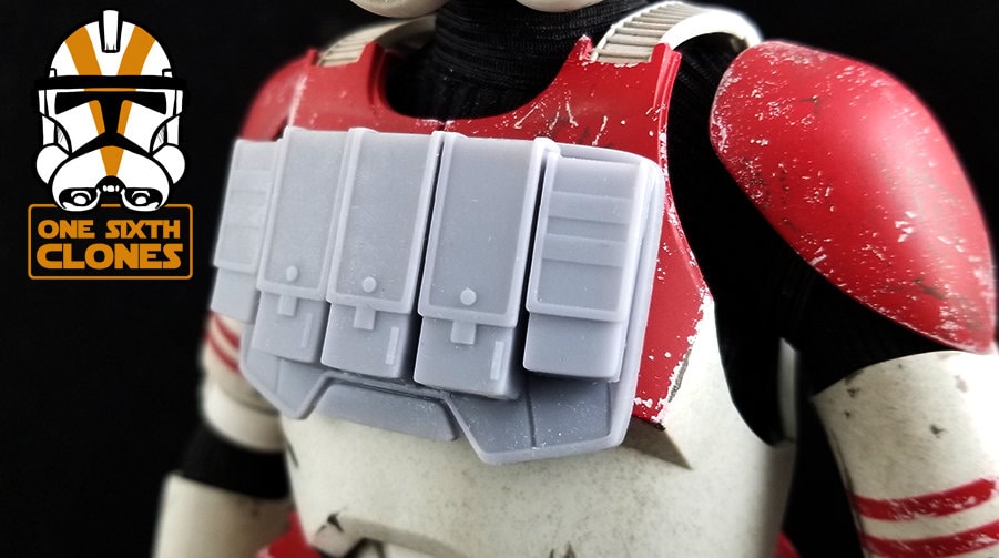 1/6 Scale Clone Howzer Tactical Harness Rifle Mount Custom Figure Fits ...